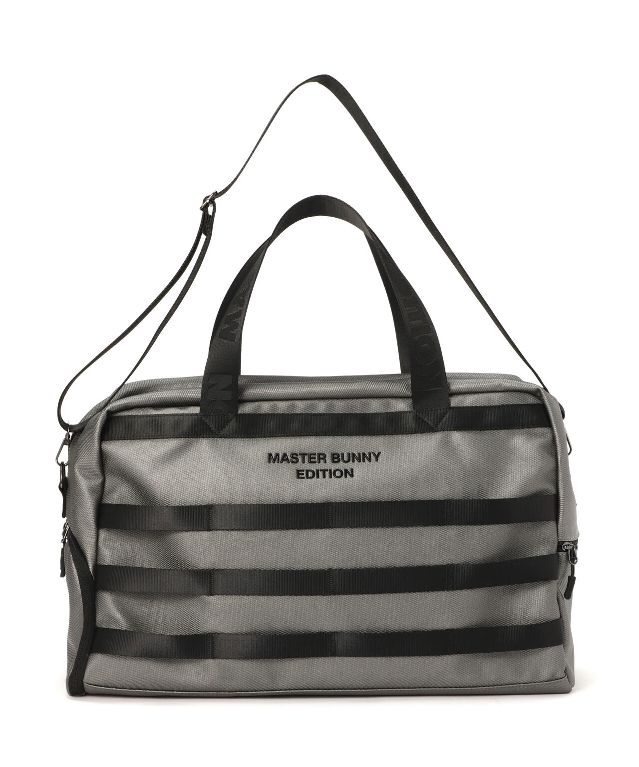 テープ使いボストンバッグ (UNISEX)