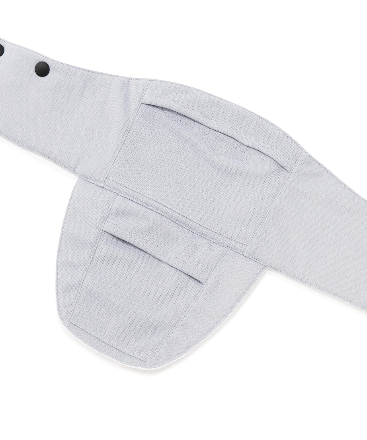 マスターバニーエディション ドビーボーダー スムースモックネック（WHT／4） ネッククーラー (UNISEX) | MASTER BUNNY EDITION（マスターバニー