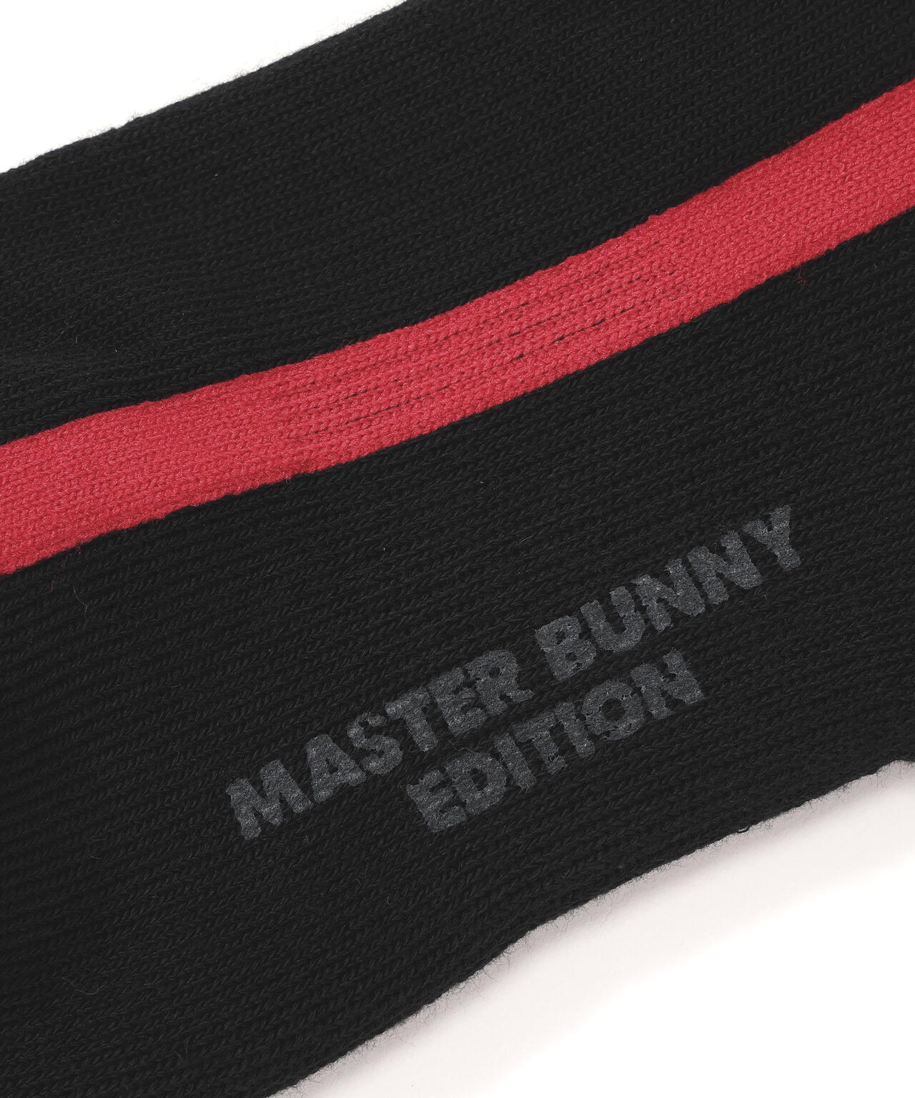 ジャガードロゴラインニーハイソックス (LADIES) | MASTER BUNNY