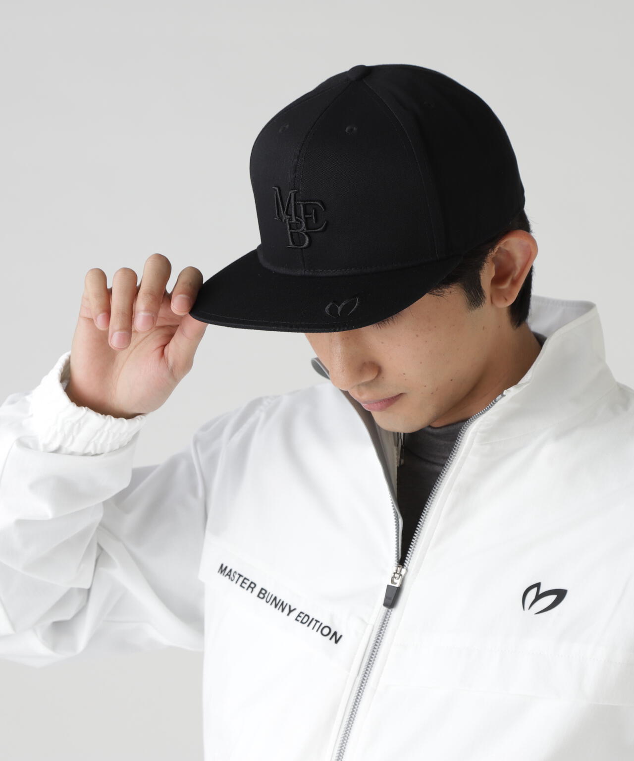 ツイルフラットブリムキャップ (UNISEX)