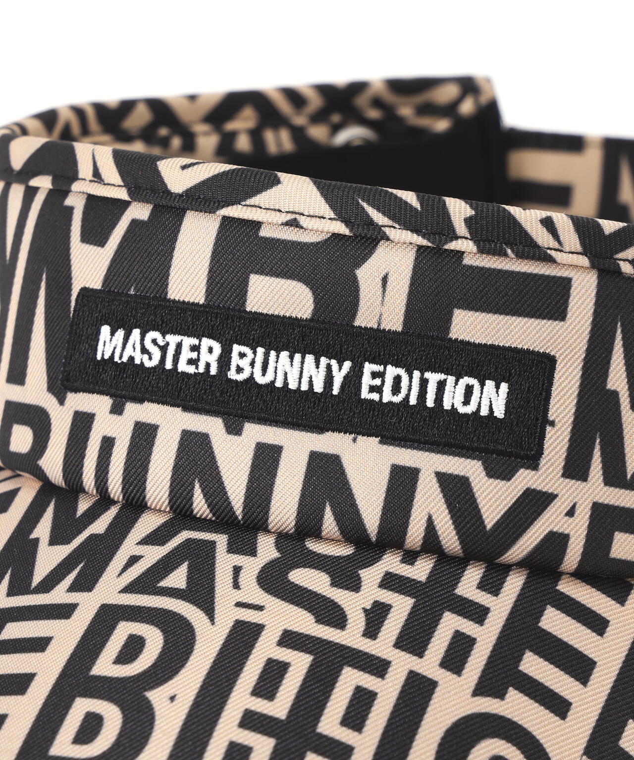 リピートロゴ柄バイザー (UNISEX) | MASTER BUNNY EDITION（マスター
