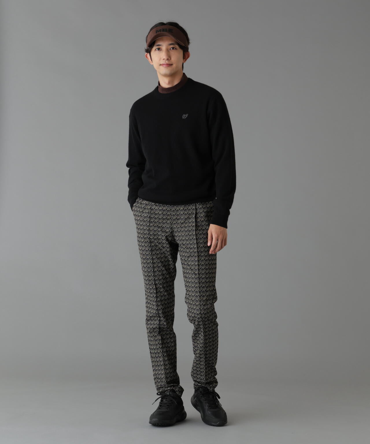 ジオメトリックチェックジャガードパンツ (MENS) | MASTER BUNNY