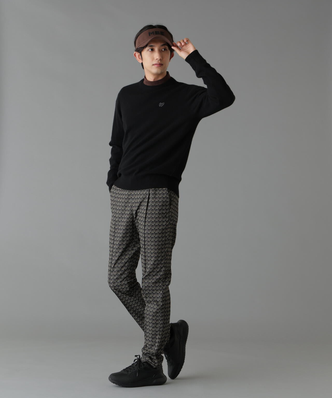ジオメトリックチェックジャガードパンツ (MENS) | MASTER BUNNY