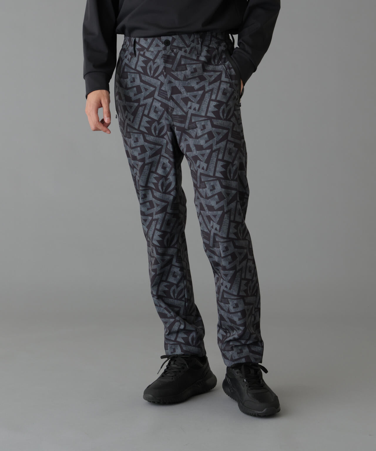 MASTER BUNNY EDITION ストレッチパンツ 総柄 ポリストレッチパンツ ＜プリント＞ (MENS) | MASTER BUNNY EDITION