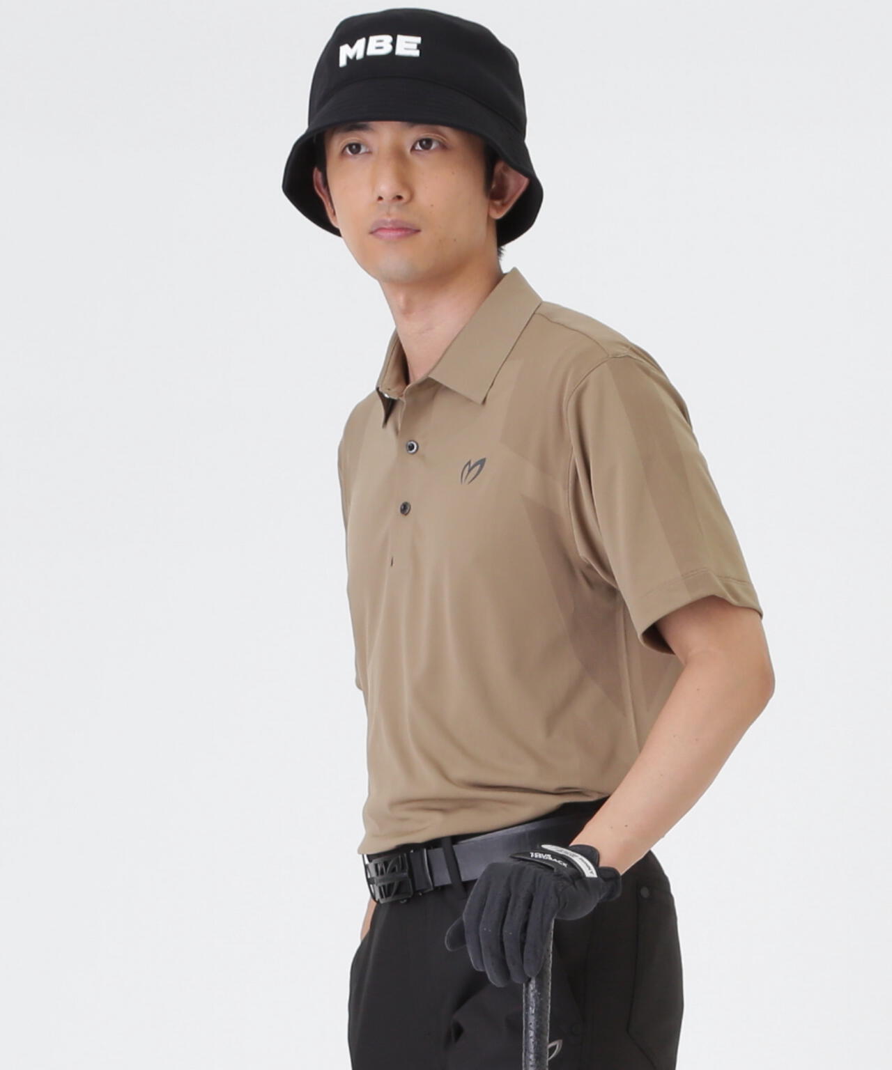コンピュータージャガード半袖ポロシャツ (MENS) | MASTER BUNNY
