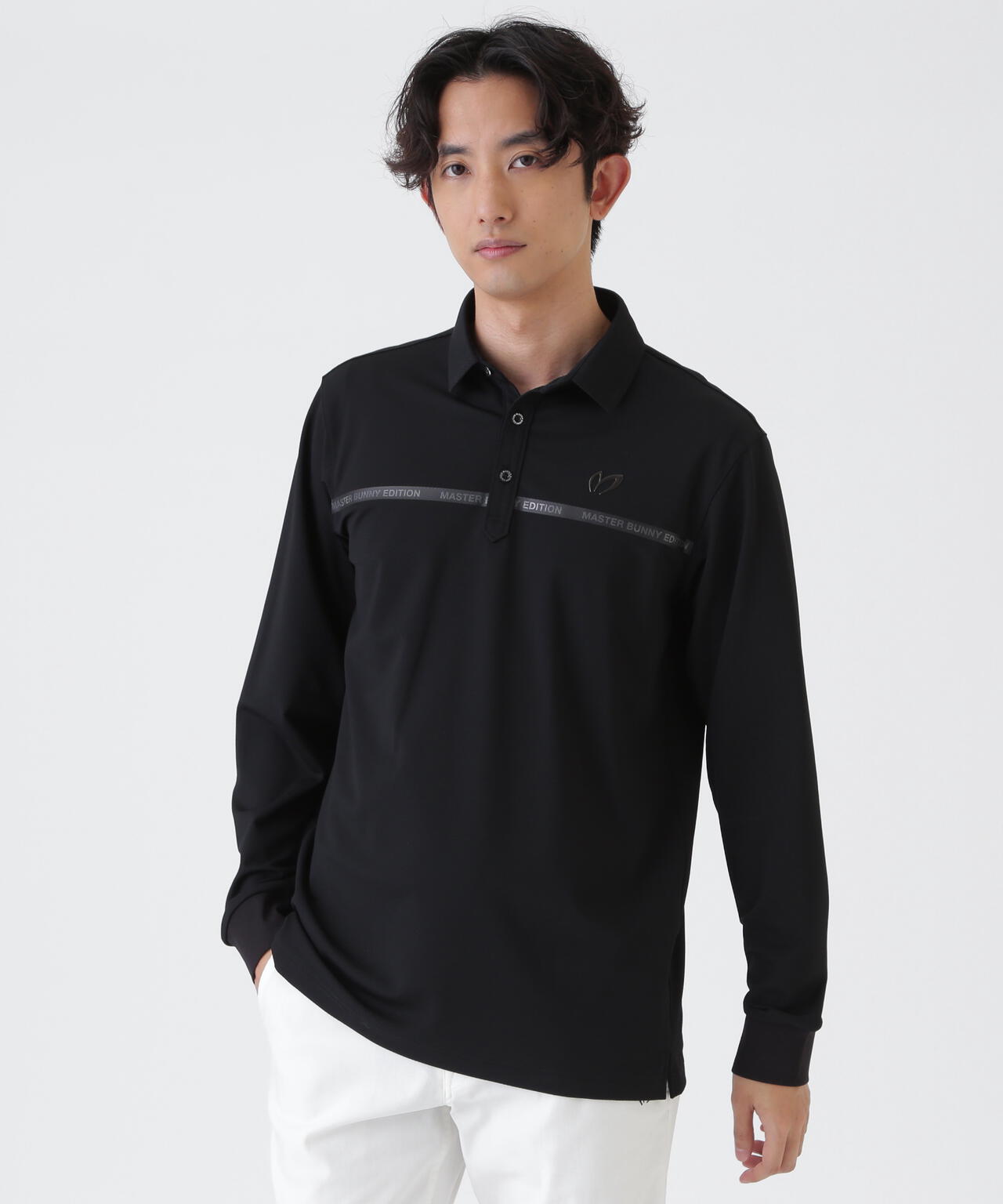 トリコット長袖ポロシャツ (MENS) | MASTER BUNNY EDITION（マスター