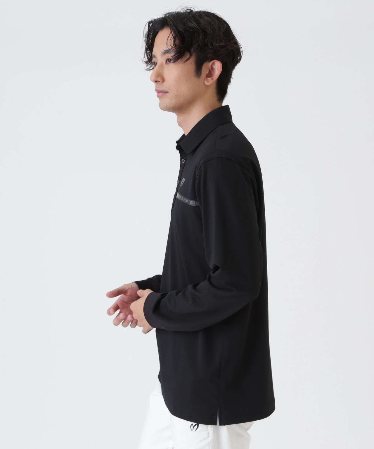 トリコット長袖ポロシャツ (MENS) | MASTER BUNNY EDITION（マスター