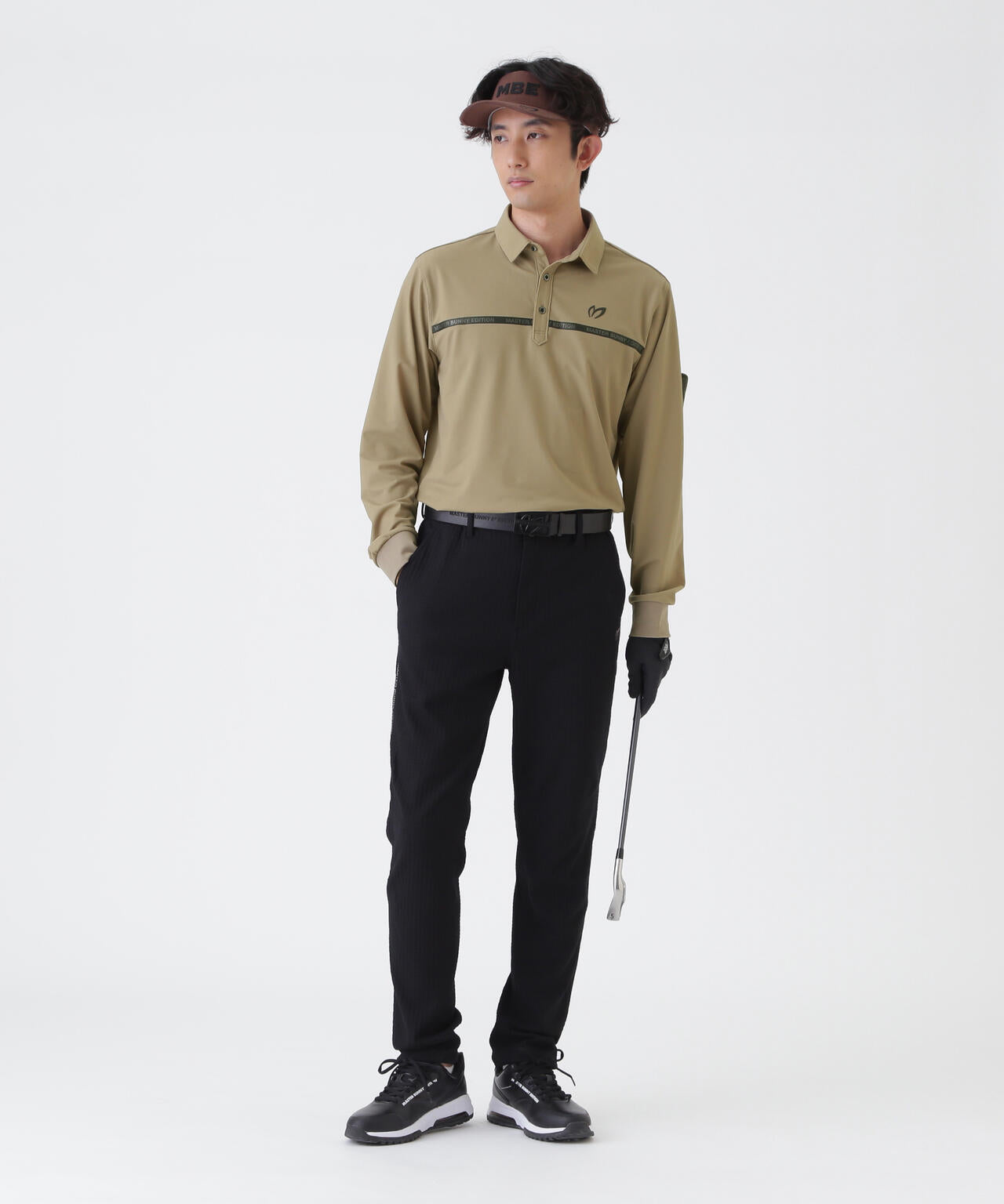 トリコット長袖ポロシャツ (MENS) | MASTER BUNNY EDITION（マスター