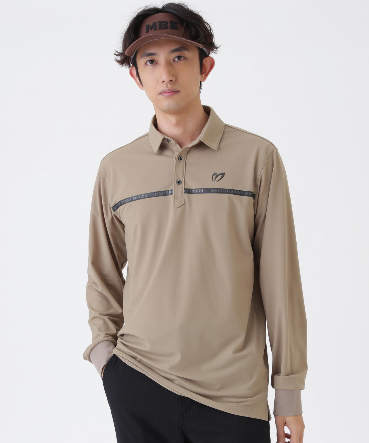 MASTER BUNNY EDITION 長袖ポロシャツメンズサイズ６ トリコット長袖ポロシャツ (MENS) | MASTER BUNNY EDITION（マスター