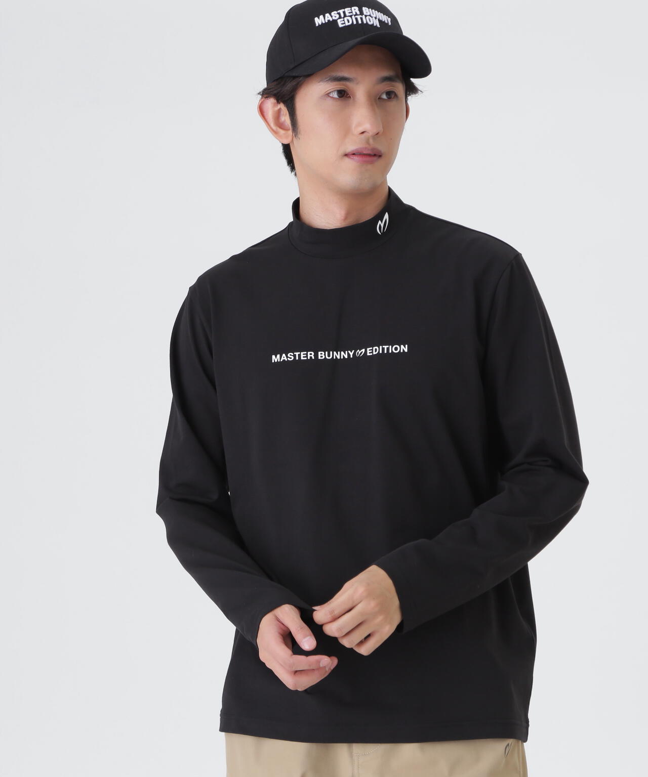 スーピマベア天長袖ハイネックカットソー (MENS) | MASTER BUNNY