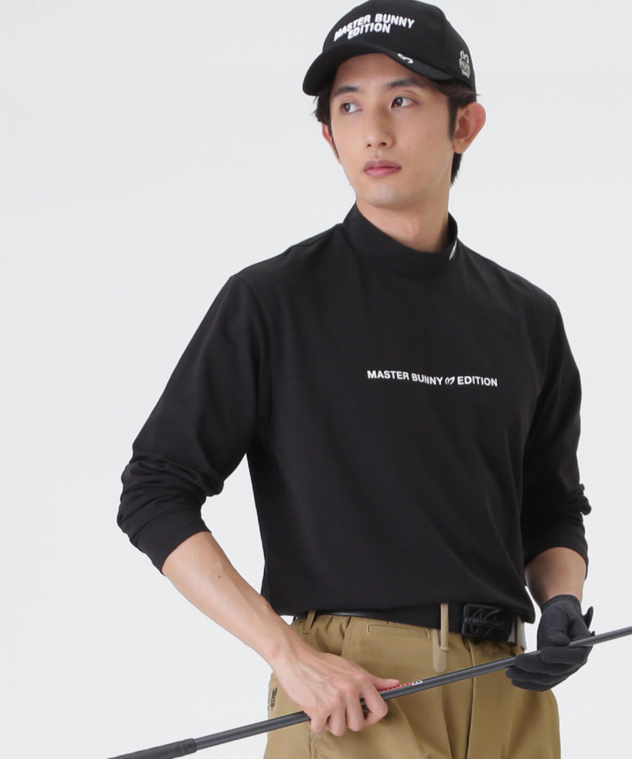 スーピマベア天長袖ハイネックカットソー (MENS) | MASTER BUNNY