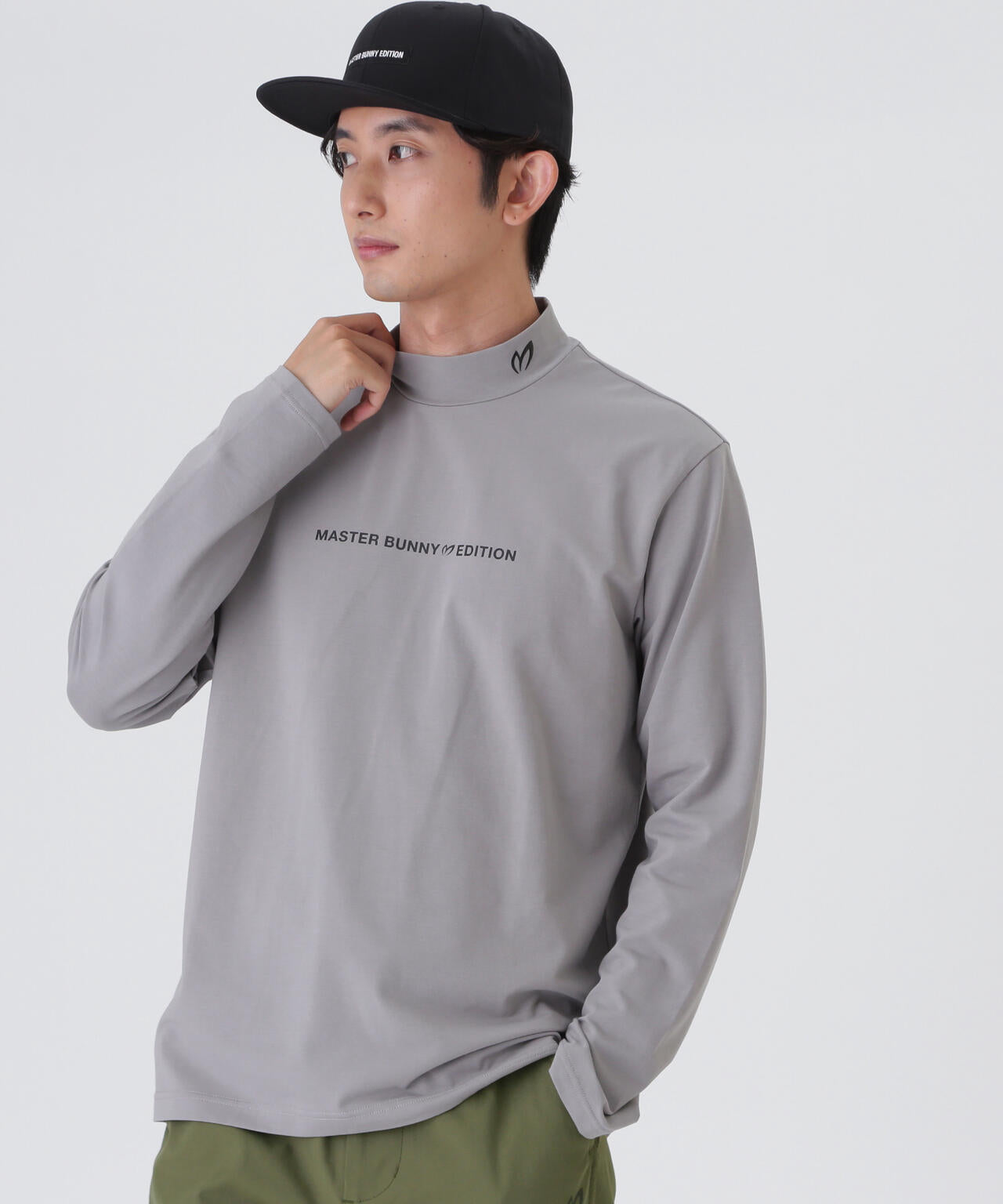 スーピマベア天長袖ハイネックカットソー (MENS) | MASTER BUNNY