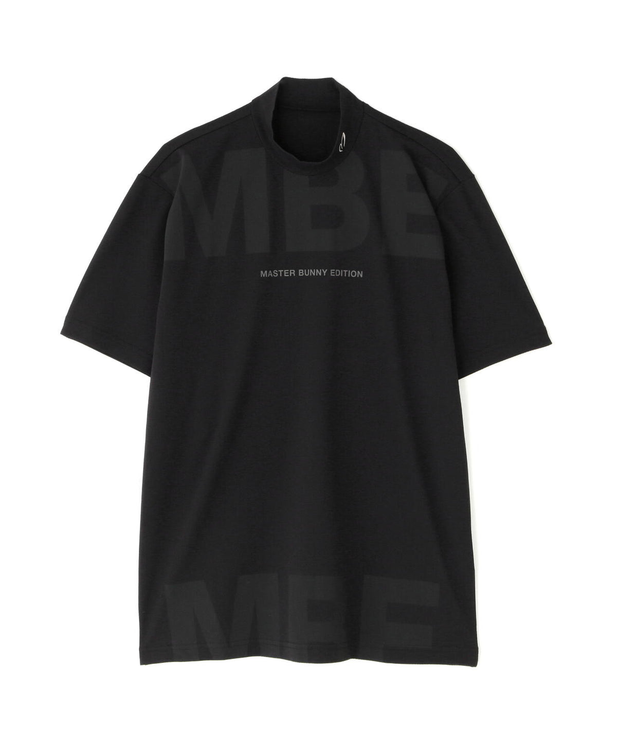 ダイヤメッシュ半袖ハイネックカットソー