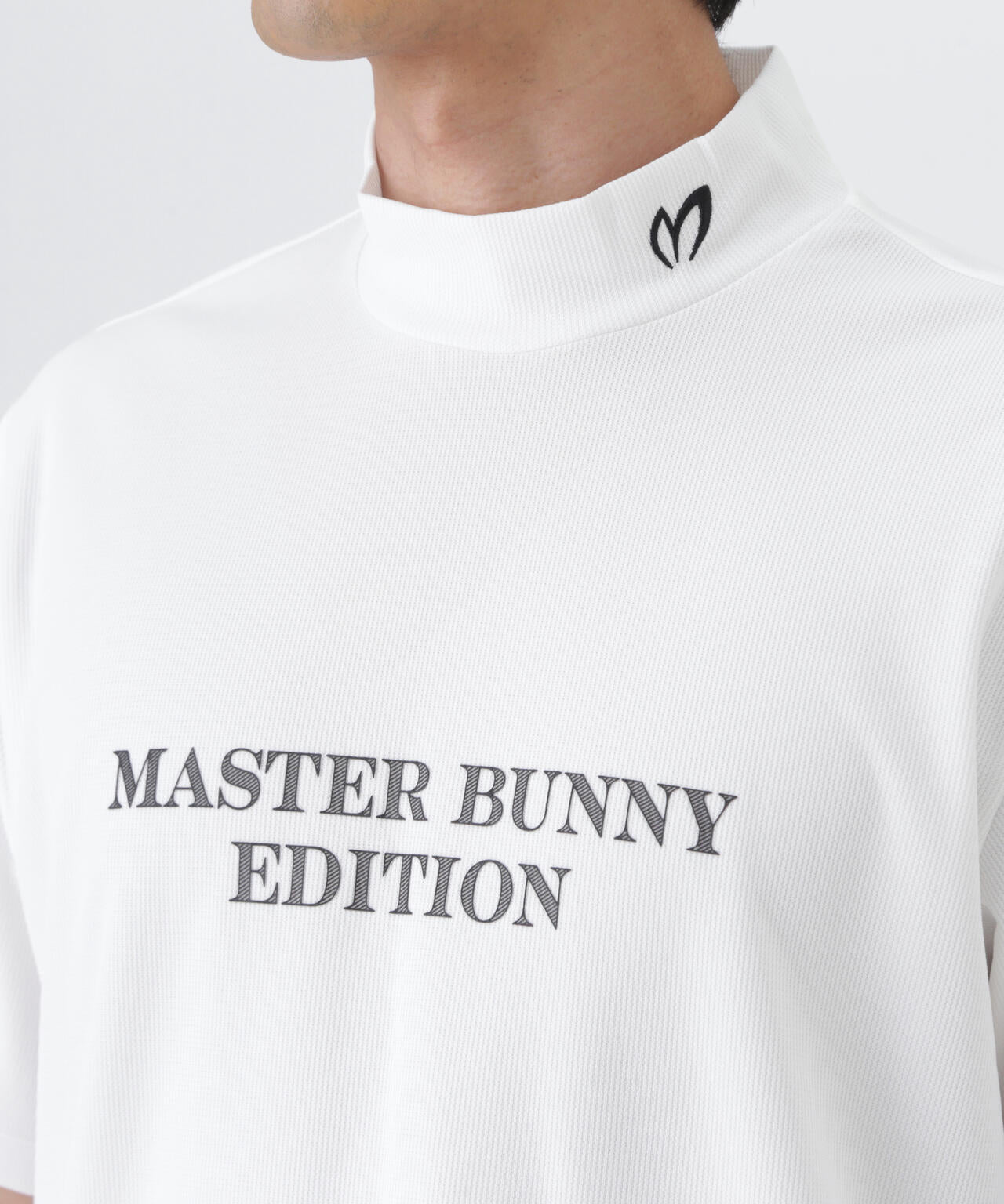 リブスタート半袖ハイネックカットソー | MASTER BUNNY EDITION