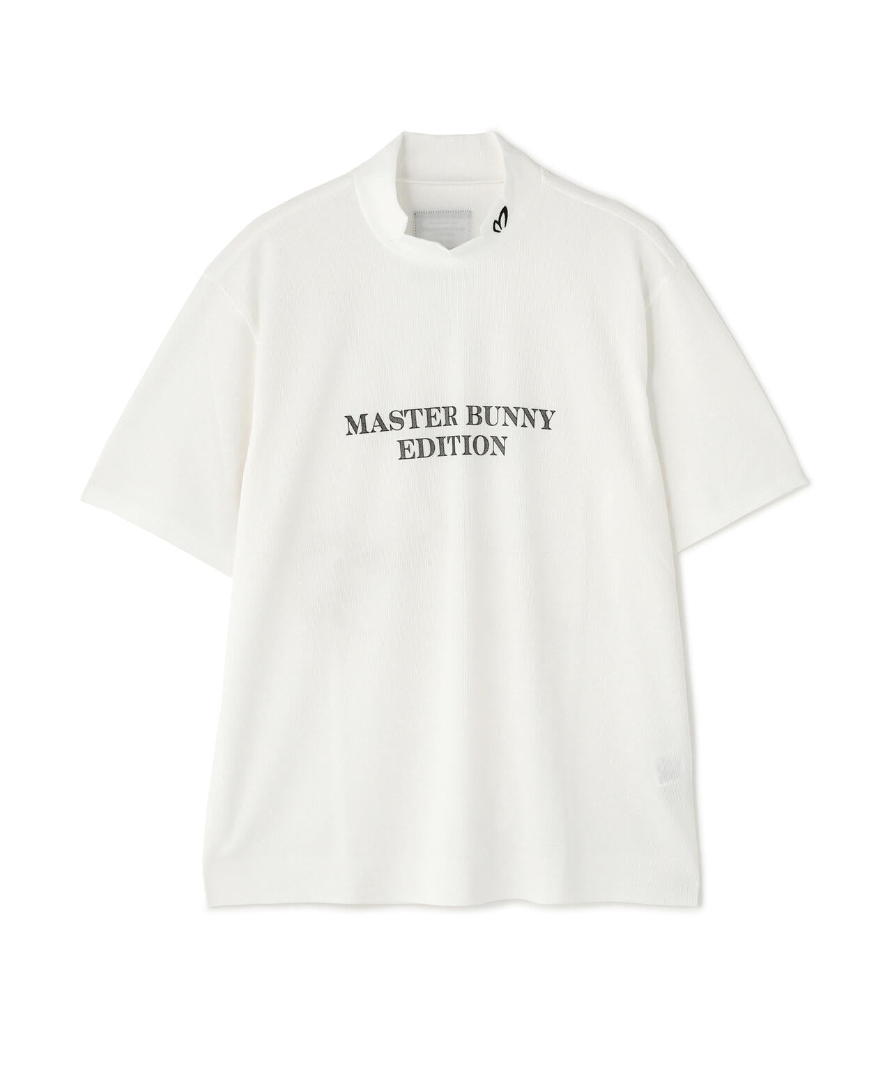 リブスタート半袖ハイネックカットソー | MASTER BUNNY EDITION