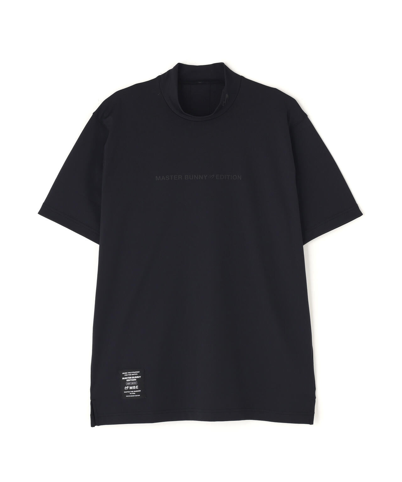 トリコットメッシュ半袖ハイネックカットソー (MENS) | MASTER BUNNY