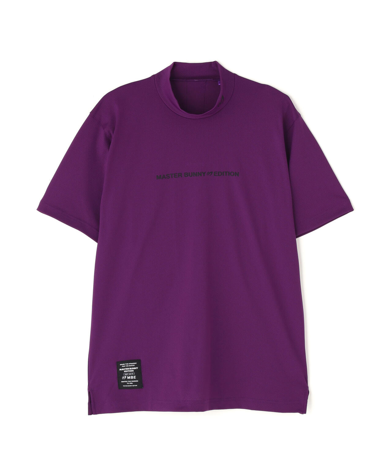 トリコットメッシュ半袖ハイネックカットソー (MENS)