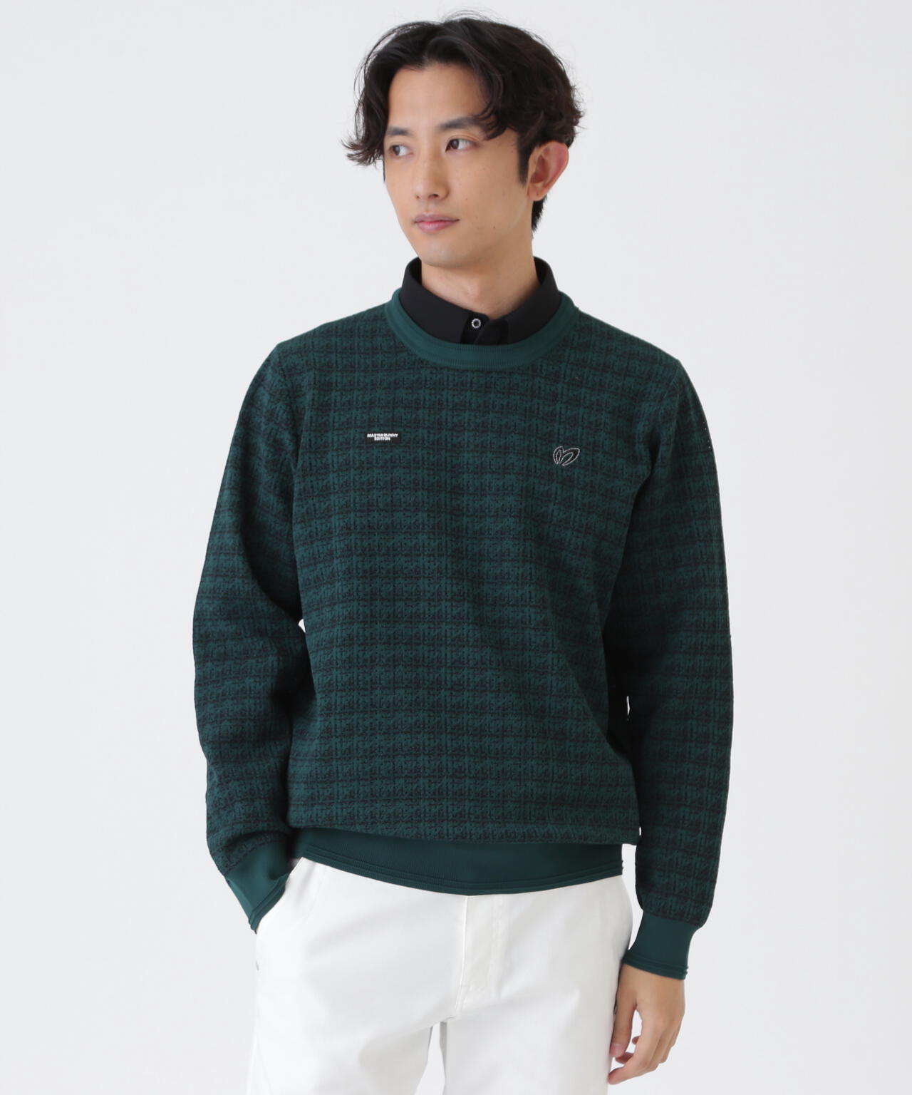 クルーネックニットプルオーバー (MENS) | MASTER BUNNY EDITION