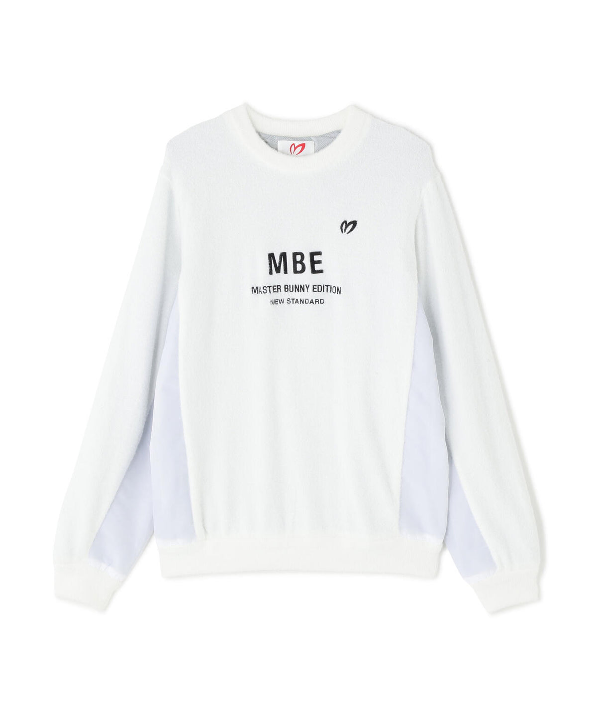 ナイロンフェザーニットクルーネックプルオーバー (MENS)