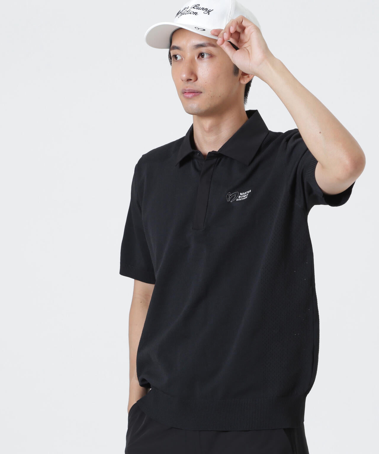 布帛衿ポロニット (MENS) | MASTER BUNNY EDITION（マスターバニー