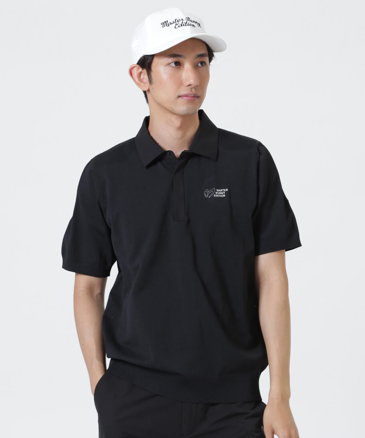布帛衿ポロニット (MENS) | MASTER BUNNY EDITION（マスターバニー