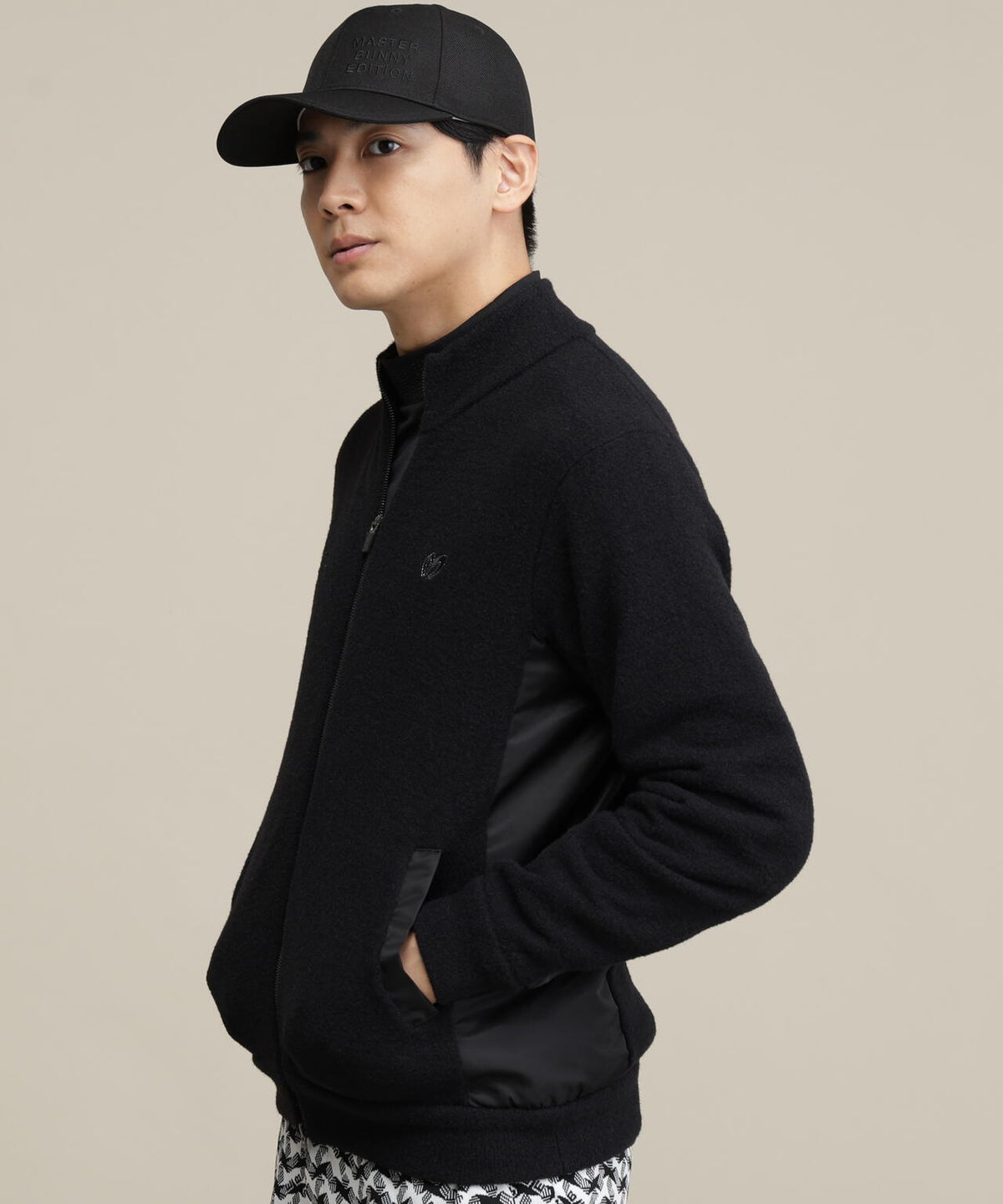 ナイロンフェザーニットブルゾン (MENS)