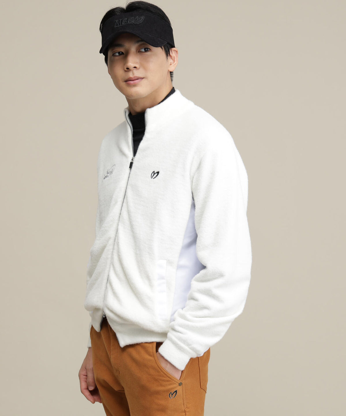 ナイロンフェザーニットブルゾン (MENS)