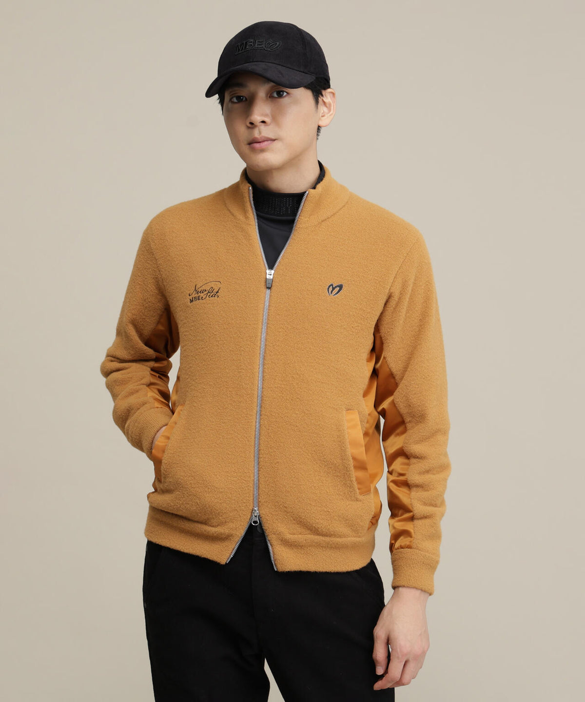 ナイロンフェザーニットブルゾン (MENS)