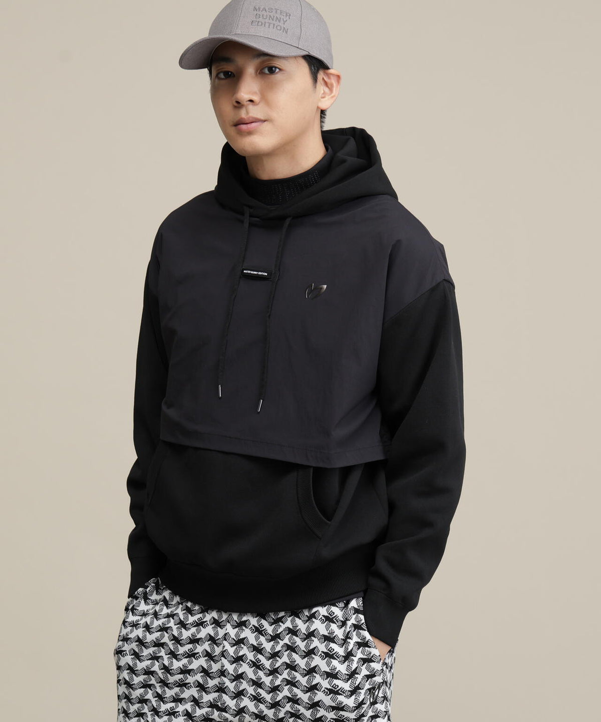 [直営店舗&公式オンライン限定] 接結ニットフーディプルオーバー (MENS)