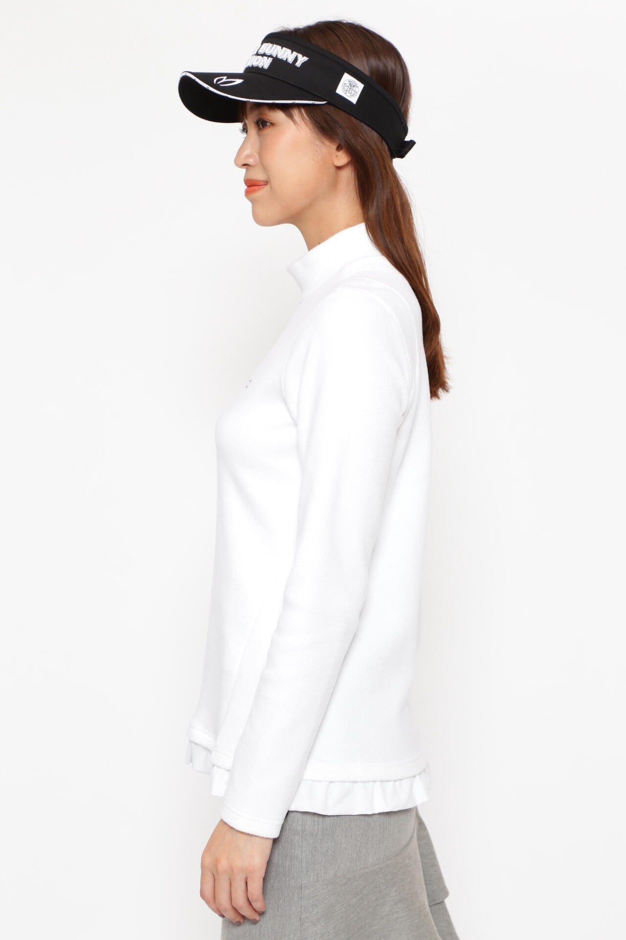 新品 マスターバニー ストレッチコーデュロイ ルーズネックカットソー サイズ4 新品 マスターバニー ストレッチコーデュロイ ルーズネックカットソー