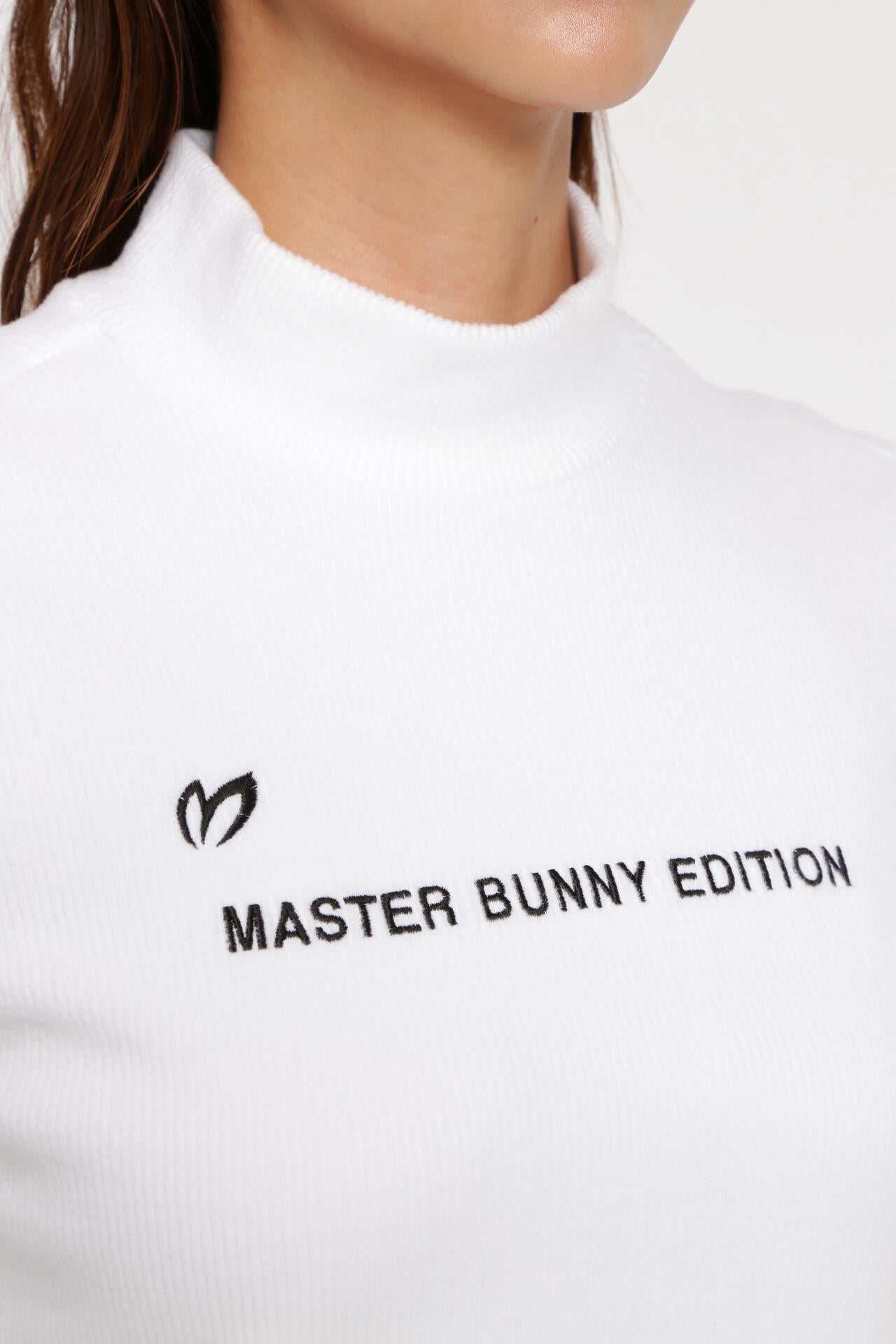 超美品MASTER BUNNY モックネック　サイズ① MBE柄ジャガード モックネックカットソー ＜MBE柄＞ | MASTER BUNNY