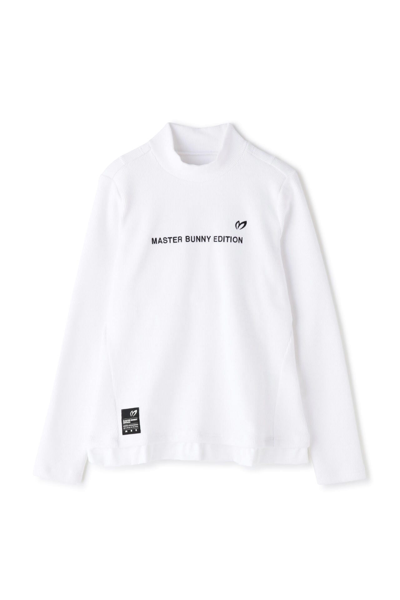 ストレッチコーデュロイ 裾フリル モックネックカットソー | MASTER