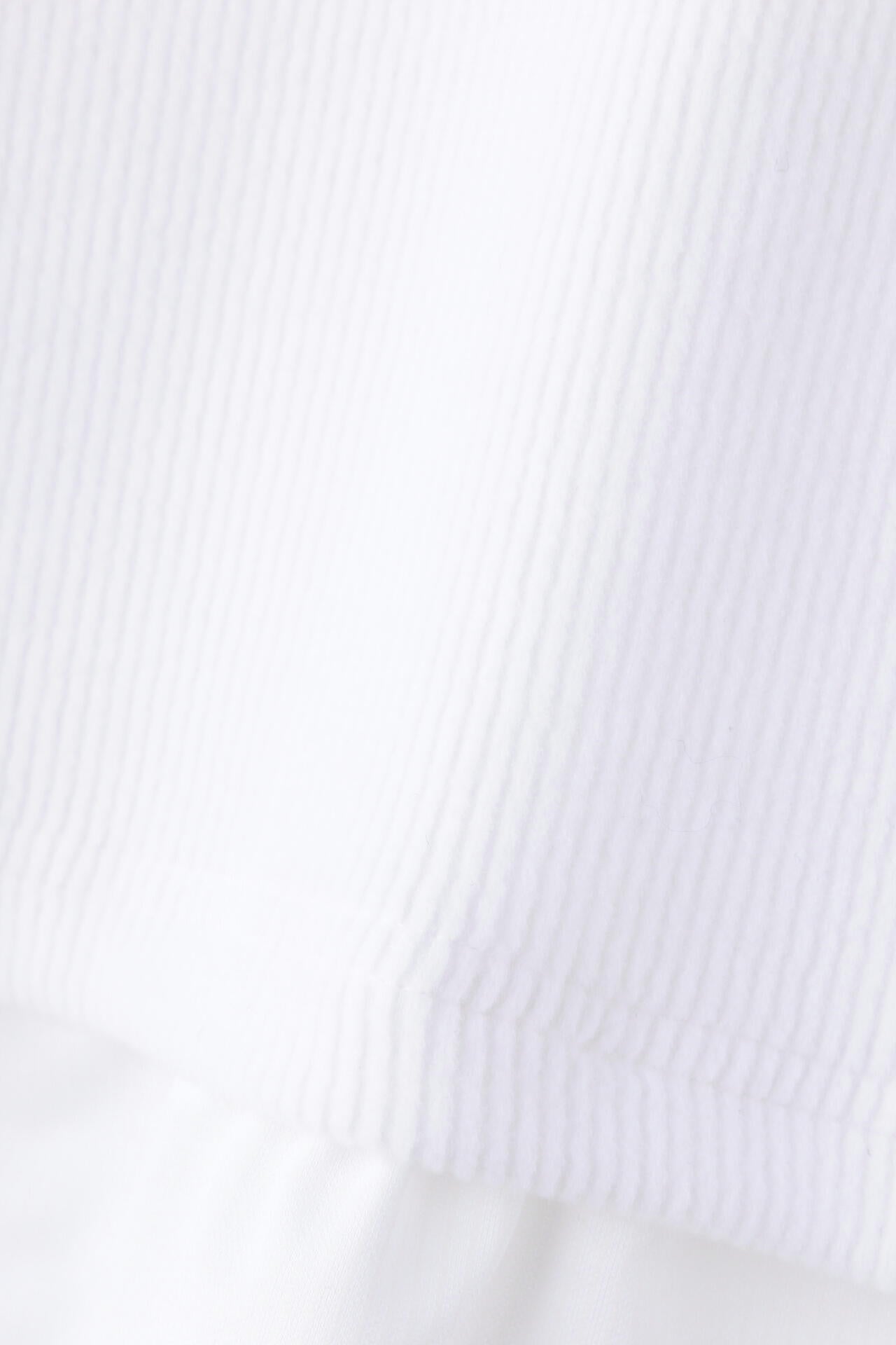 ストレッチコーデュロイ 裾フリル モックネックカットソー | MASTER