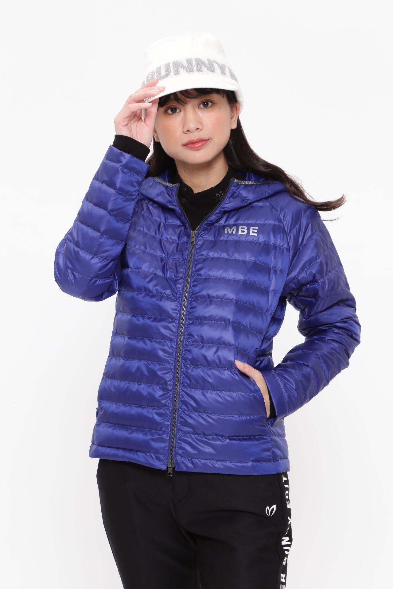 ポリエステルリップストップ撥水フーディジャケット