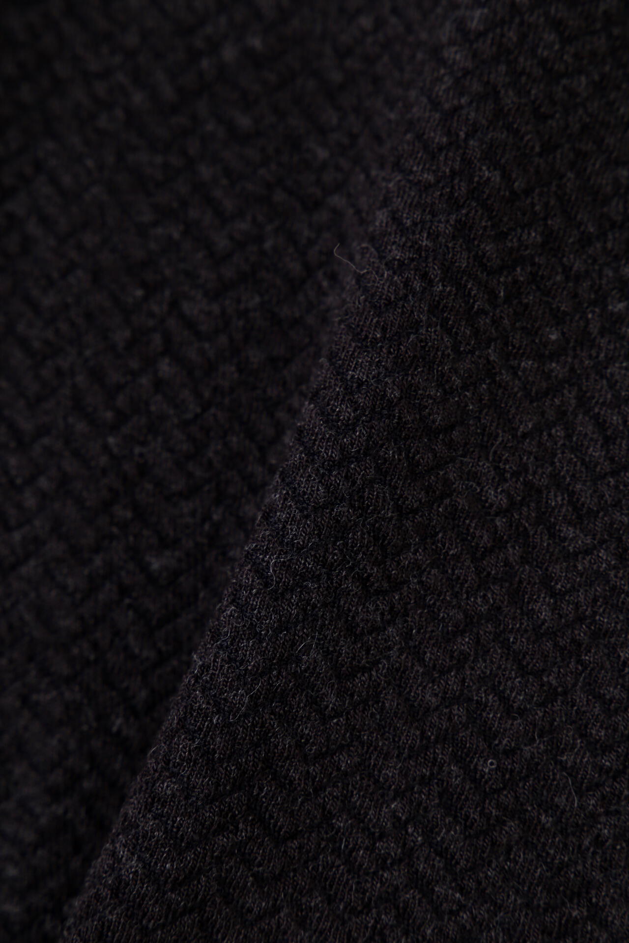 エコロジスタ ヘリンボンWフェイス トラックジャケット