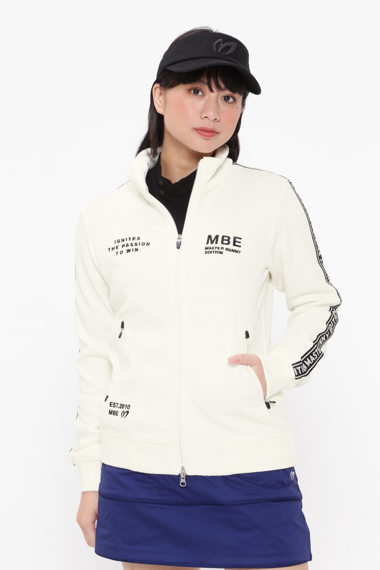 エコロジスタ ヘリンボンWフェイス トラックジャケット | MASTER BUNNY