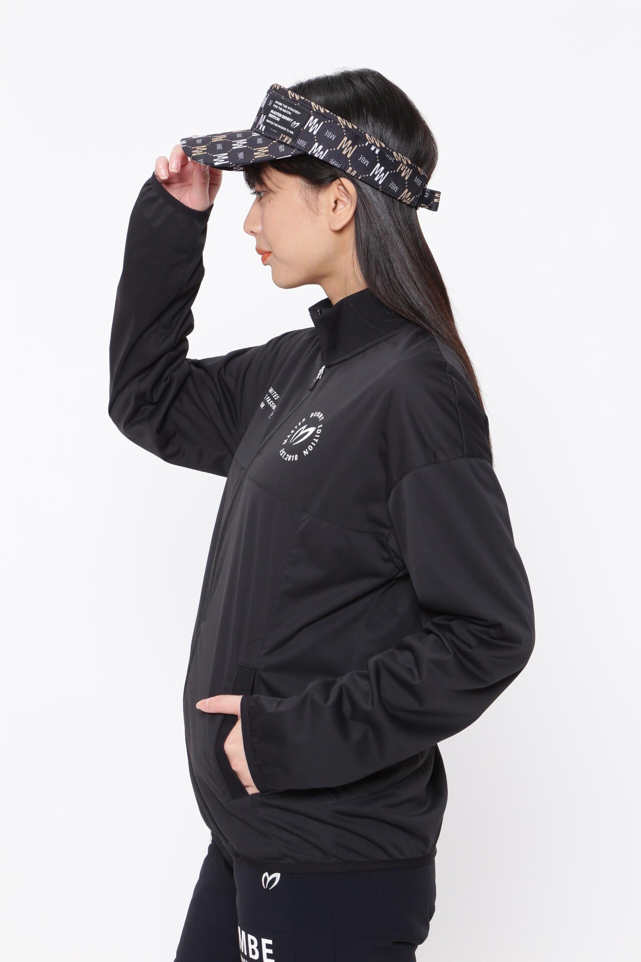 ポリエステルドビーストレッチコーティング ツインスニードジャック