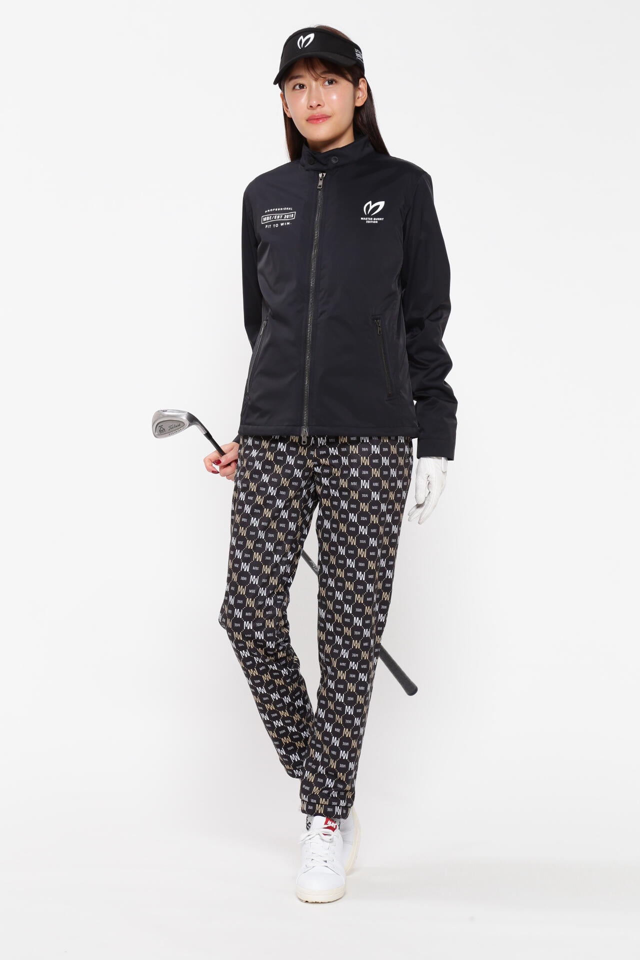 ニットボンディング パンツ ＜MBEモノグラム柄＞