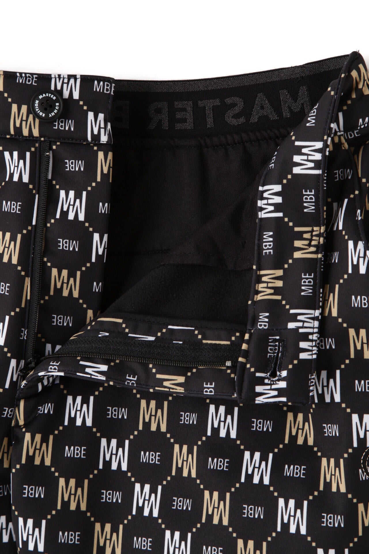 ニットボンディング パンツ ＜MBEモノグラム柄＞