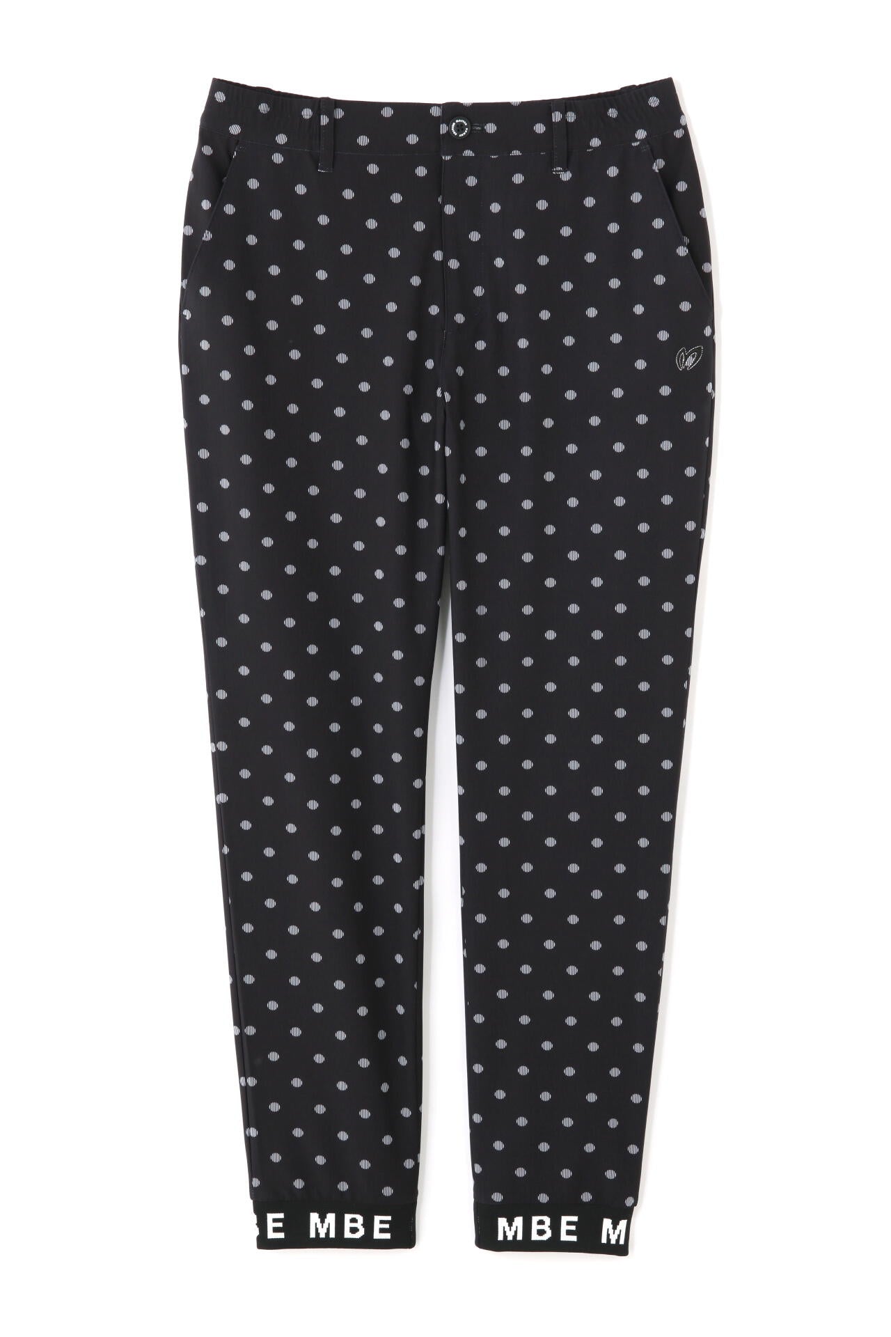 新品　マスターバニーエディション　パンツ　ジョガー　千鳥柄　ホワイト　サイズ7 ナイロンストレッチ ジョガーパンツ | MASTER BUNNY EDITION（マスター