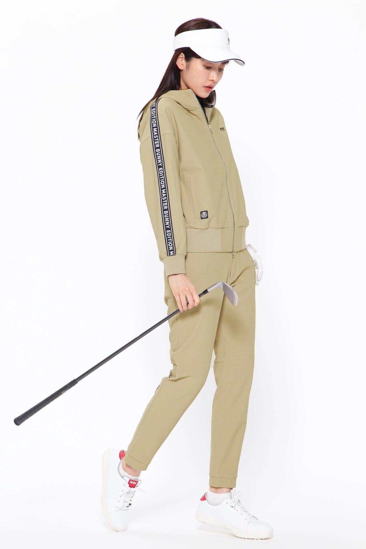 エコブルー フルダルストレッチワッフル ジョガーパンツ | MASTER