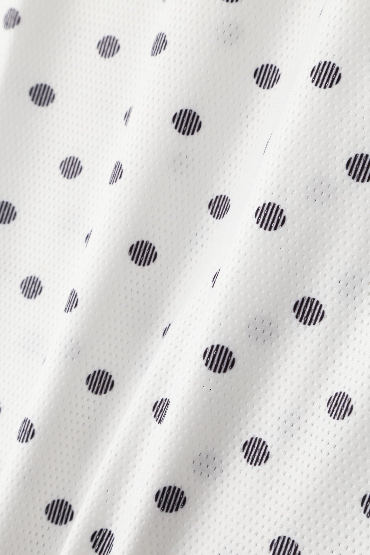 4WAYメッシュトリコット 半袖ポロシャツ ＜ドットプリント＞