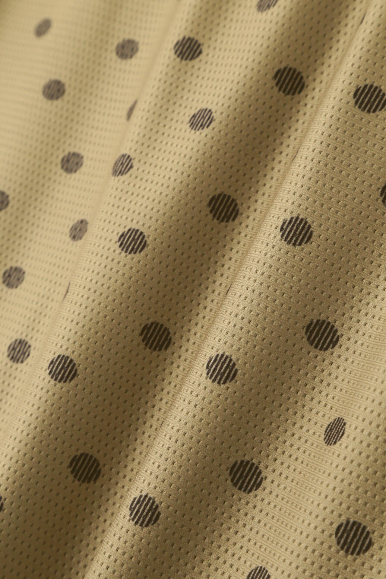 4WAYメッシュトリコット 半袖ポロシャツ ＜ドットプリント＞