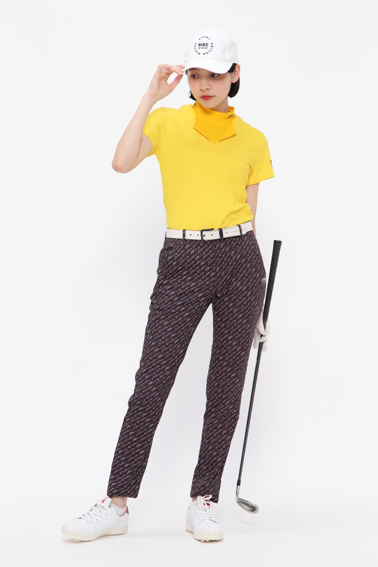 ストレッチピーチ メッシュ半袖モックネックカットソー ウェーブロンストレッチ ディンプルメッシュ 半袖モックネック