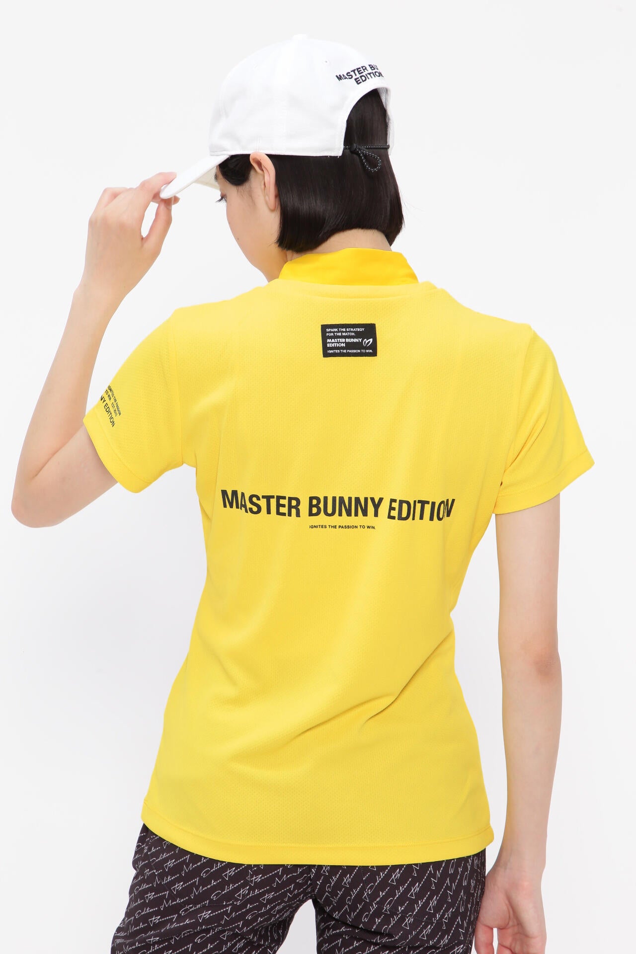 ストレッチピーチ メッシュ半袖モックネックカットソー ウェーブロンストレッチ ディンプルメッシュ 半袖モックネック