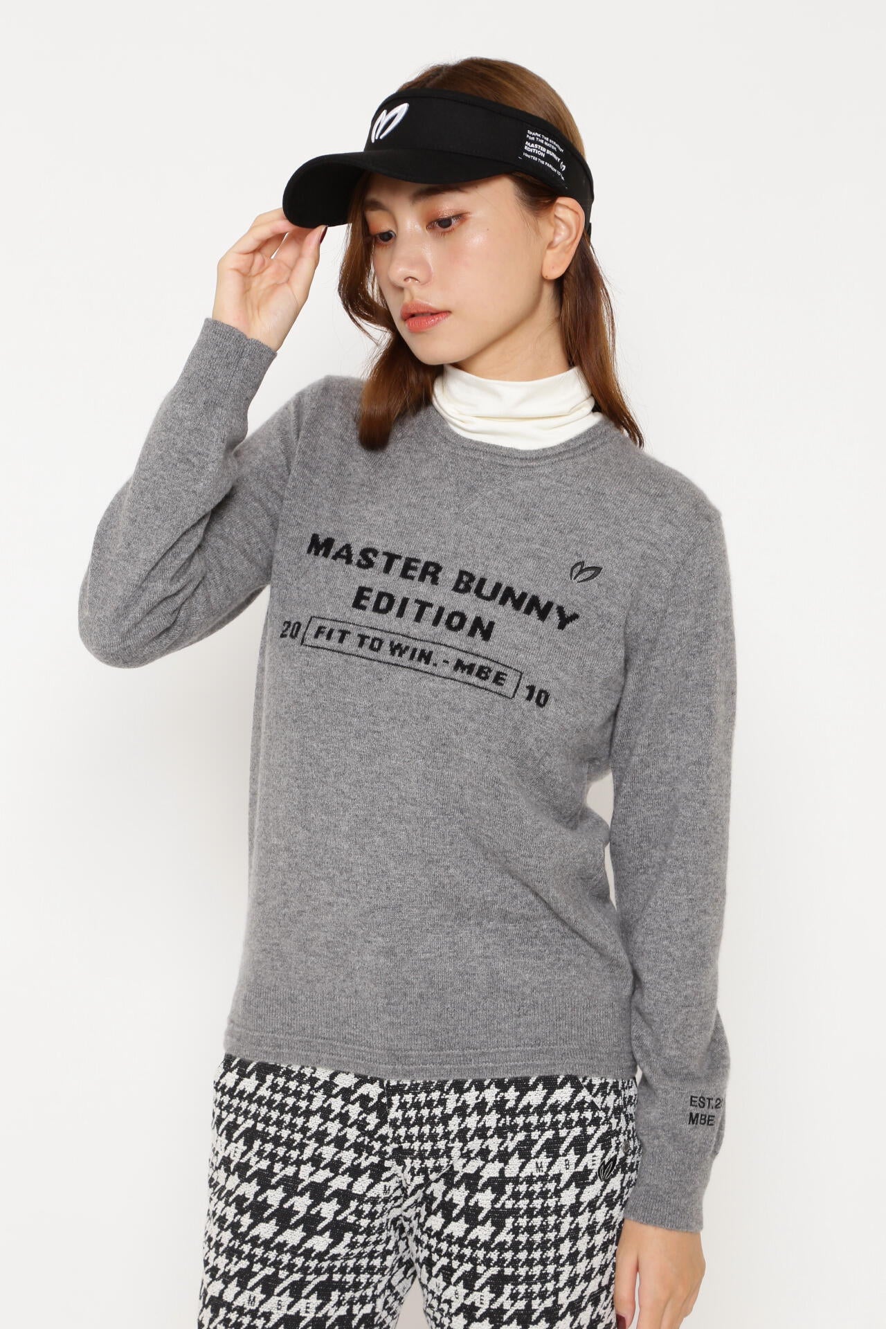 カシミアクルーネックニットプルオーバー | MASTER BUNNY EDITION