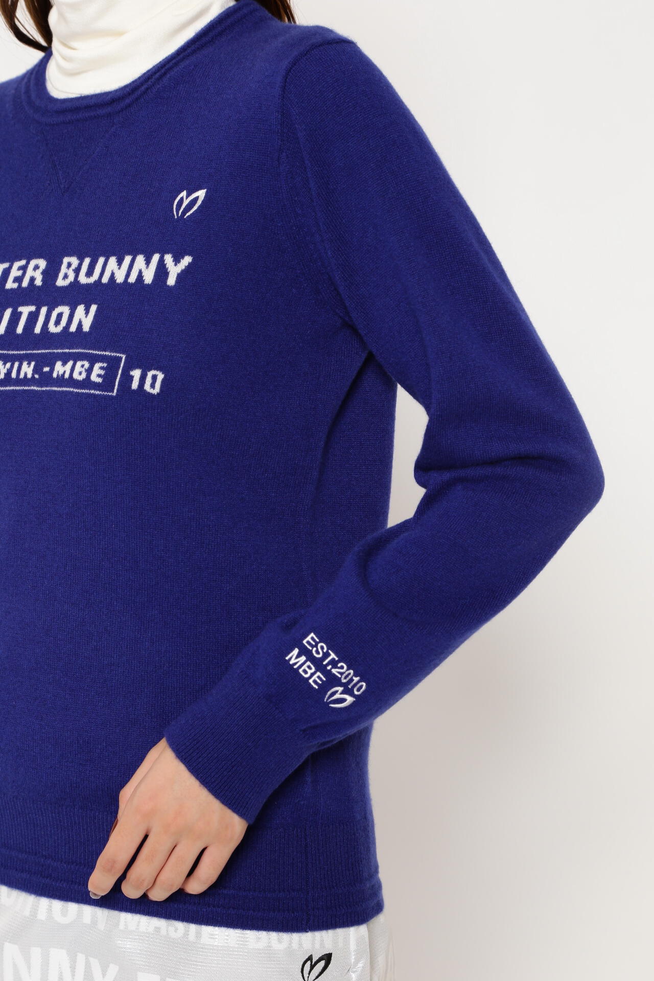 カシミアクルーネックニットプルオーバー | MASTER BUNNY EDITION