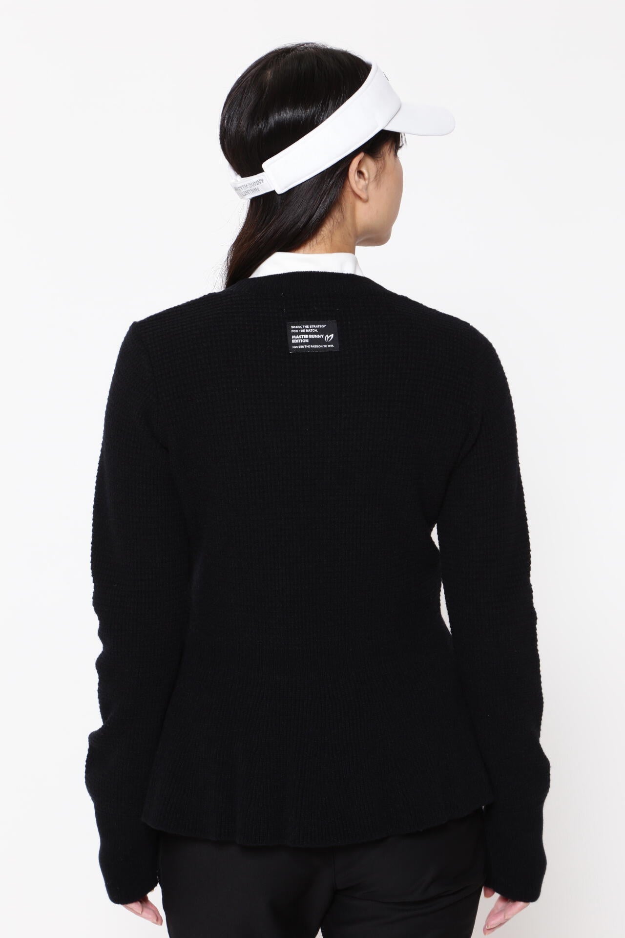 アラン柄 クルーネックニットプルオーバー