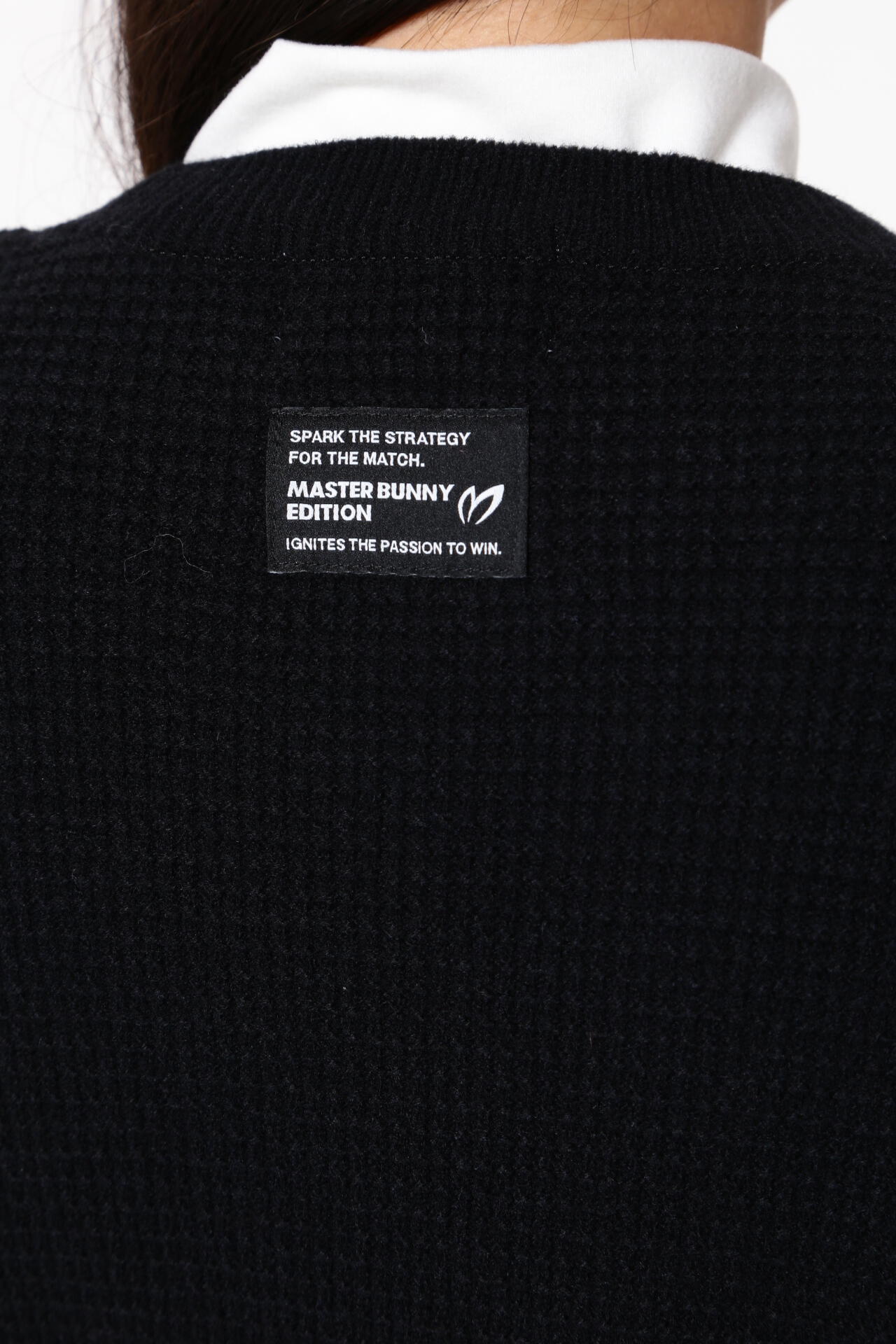 アラン柄 クルーネックニットプルオーバー