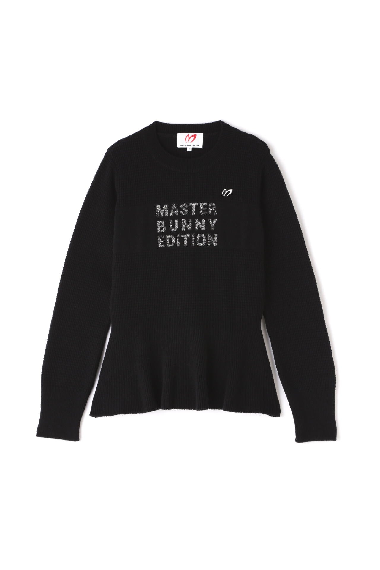 アラン柄 クルーネックニットプルオーバー